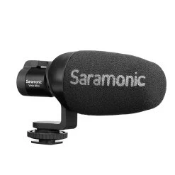 Saramonic VMIC Mini Camera-Mountable Shotgun Microphone For DSLR, Mirrorless & Video Cameras Or Smartphones & Tablets -Musical Instrument Store sara vm mn 1