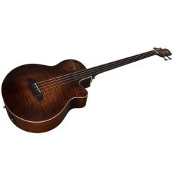 Sawtooth Rudy Sarzo Fretless Acoustic Electric Bass, Ebony Fingerboard, Satin Violin -Musical Instrument Store sawt afb24ec fmsv 3