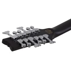 Schecter 459 DUg Pinnick DP-12 12-String Bass, Ebony Fretboard, Satin Black -Musical Instrument Store schtr dp 12 4