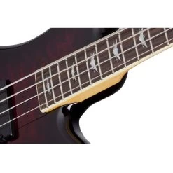Schecter Stiletto Extreme-4 Electric 4-String Bass Guitar In Black Cherry Finish -Musical Instrument Store schtr stiletto extreme4 bch 2
