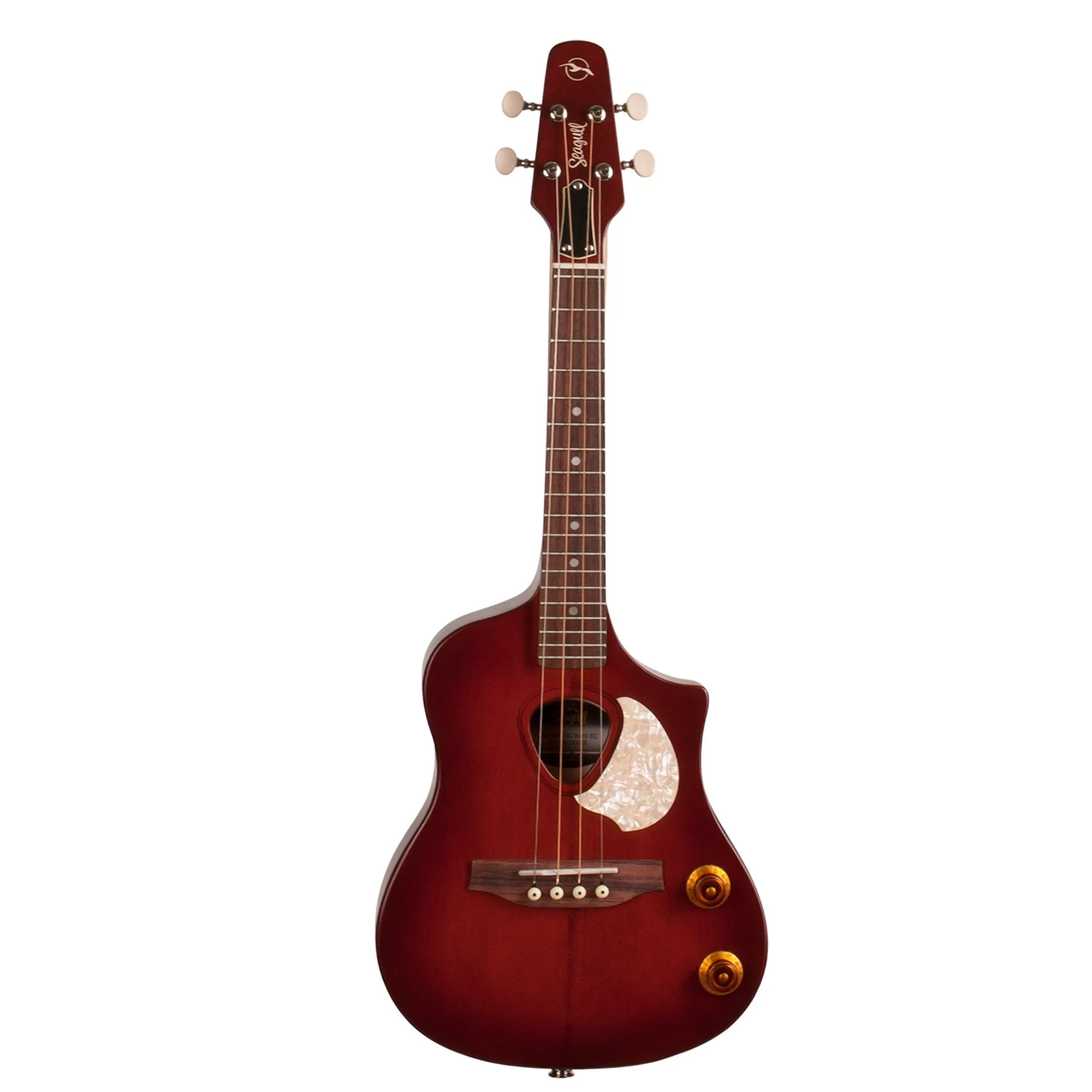 Seagull 046348 Uke Steel SG Burst EQ Ukulele, Solid Spruce Top, Burnt Umber 3 Seagull 046348 Uke Steel SG Burst EQ Ukulele, Solid Spruce Top, Burnt Umber