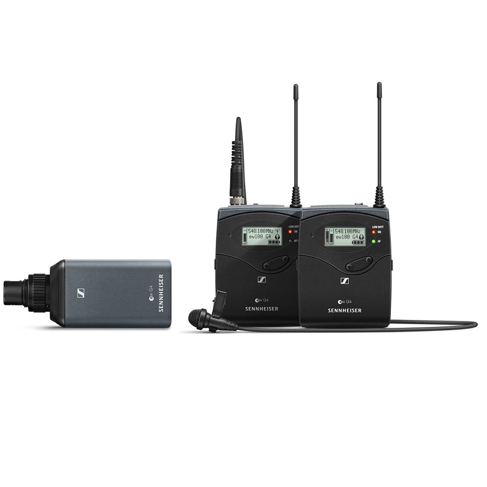 Sennheiser EW 100 ENG G4 Wireless Microphone Combo System; Band G (566-608 MHz) 3 Sennheiser EW 100 ENG G4 Wireless Microphone Combo System; Band G (566-608 MHz)