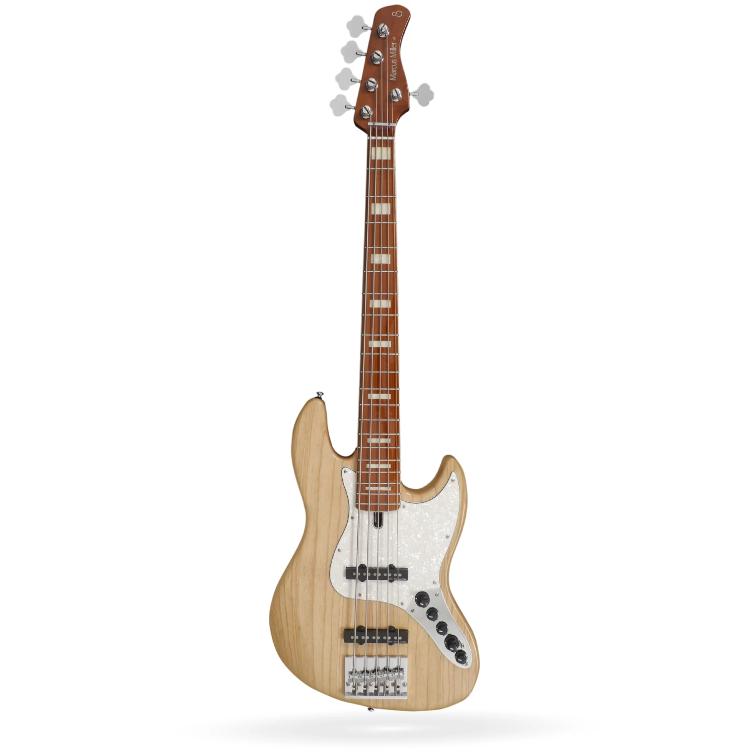 Sire Marcus Miller V8 Fretless 5-String Bass, Roasted Maple Fretboard, Natural 3 Sire Marcus Miller V8 Fretless 5-String Bass, Roasted Maple Fretboard, Natural