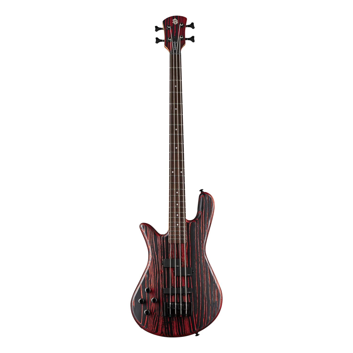 Spector NS Pulse 4 Multi-Scale Left-Handed Bass, Macassar Ebony Fretboard, Cinder Red 3 Spector NS Pulse 4 Multi-Scale Left-Handed Bass, Macassar Ebony Fretboard, Cinder Red