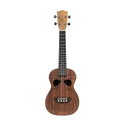 Stagg Music Tiki Series Concert Ukulele, Sapele Top, Hewa Finish, Black Nylon Gigbag