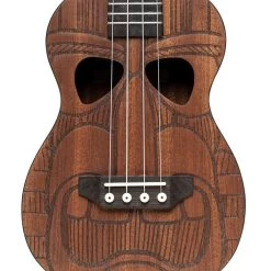 Stagg Music Tiki Series Concert Ukulele, Sapele Top, Hewa Finish, Black Nylon Gigbag -Musical Instrument Store stagg 882030252341 4