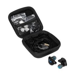 Stagg SPM-435 BK High Resolution 4-Driver Sound Isolating In-Ear Earphones, Black -Musical Instrument Store stagg spm 435bk 4