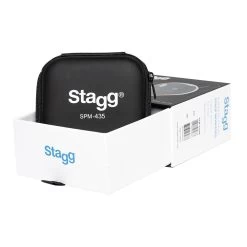 Stagg SPM-435 BK High Resolution 4-Driver Sound Isolating In-Ear Earphones, Black -Musical Instrument Store stagg spm 435bk 6
