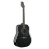 Stagg SW201BK-RH 3/4-Size Dreadnought Right-Handed Acoustic Guitar (Black) 2 Stagg SW201BK-RH 3/4-Size Dreadnought Right-Handed Acoustic Guitar (Black) -Musical Instrument Store stagg sw201bk rh 1