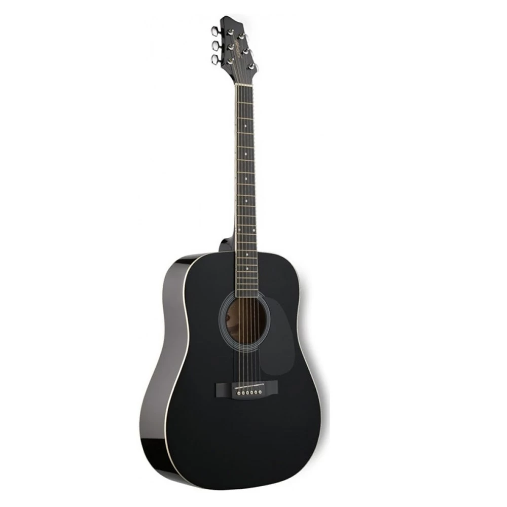Stagg SW201BK-RH 3/4-Size Dreadnought Right-Handed Acoustic Guitar (Black) 3 Stagg SW201BK-RH 3/4-Size Dreadnought Right-Handed Acoustic Guitar (Black)