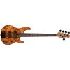 Sterling By Music Man StingRay Ray35HH 5-String Bass, Poplar Burl Top, Amber -Musical Instrument Store sterl ray35hhpb am r2