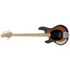 Sterling By Music Man S.U.B. Ray4LH Left Handed StingRay Bass Guitar, Maple Fretboard, Vintage Sunburst -Musical Instrument Store sterl ray4lh vsbs m1