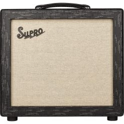 Supro USA 1612RT Amulet 1x10 1/5/15-Watt Guitar Combo Amp, 6L6 Power Tube