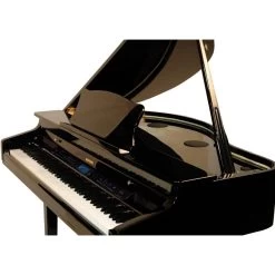 Suzuki MDG-330 Mini Grand Digital Piano W/ Bench, Black Hi Gloss -Musical Instrument Store szki dship mdg 330 bl u 5