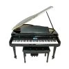 Suzuki MDG-400bl Baby Grand Digital Piano W/ Bench, Black Hi Gloss -Musical Instrument Store szki dship mdg 400 bl u 1 1