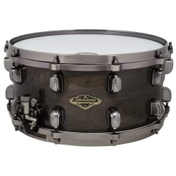 Tama WBSS65U Limited Edition Starclassic Walnut / Birch 6.5"x14" Snare Drum, Gloss Charcoal Tamo Ash