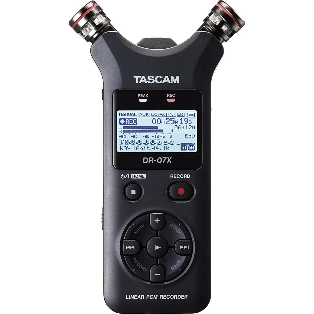 Tascam DR-07X Stereo Handheld Digital Audio Recorder And USB Audio Interface DR07X 3 Tascam DR-07X Stereo Handheld Digital Audio Recorder And USB Audio Interface DR07X
