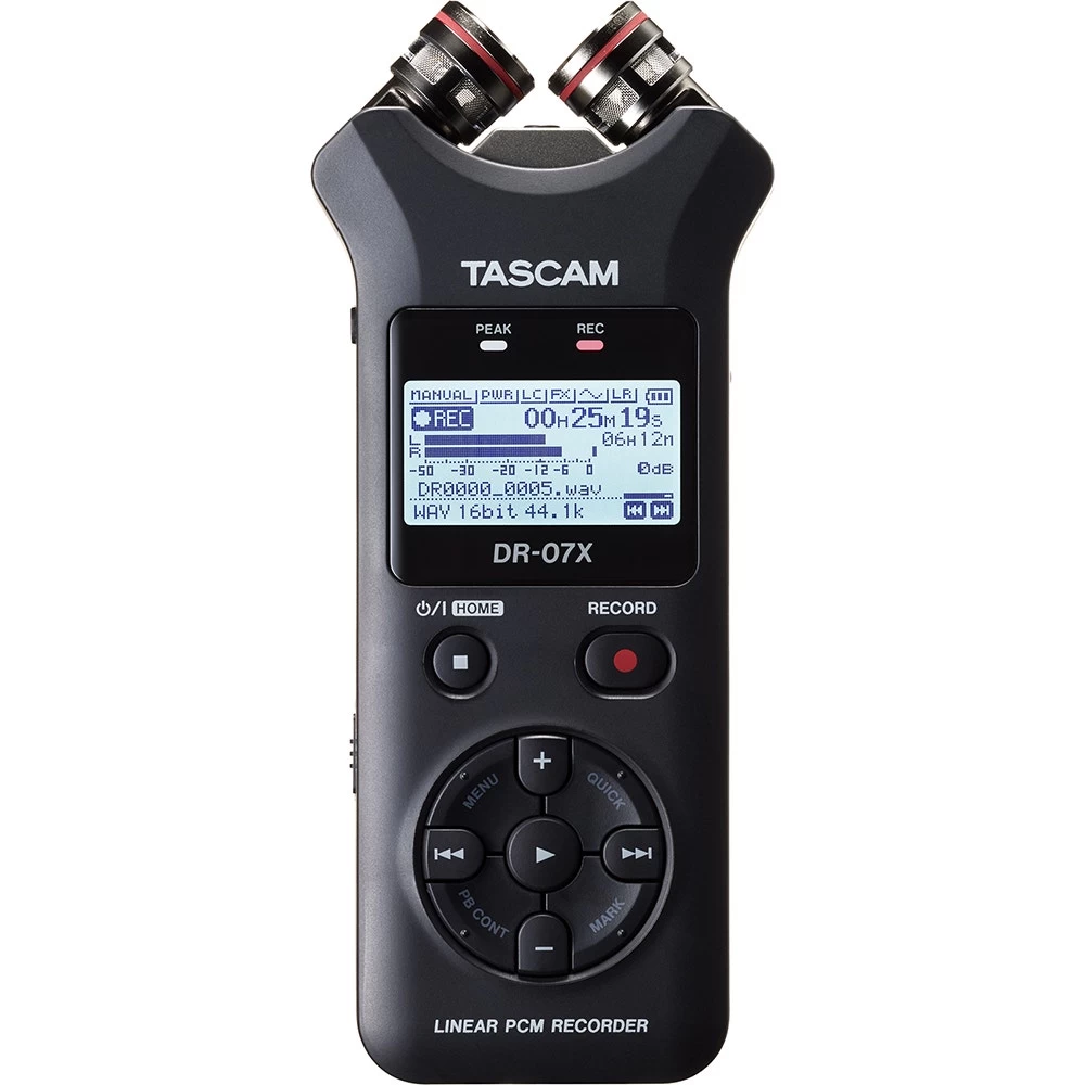Tascam DR-07X Stereo Handheld Digital Audio Recorder And USB Audio Interface DR07X 4 Tascam DR-07X Stereo Handheld Digital Audio Recorder And USB Audio Interface DR07X - Image 2
