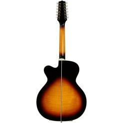 Takamine GJ72CE 12-String Jumbo Cutaway Guitar - Brown Sunburst -Musical Instrument Store tkmne gj72ce12 bsb 2