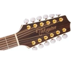 Takamine GJ72CE-12NAT Jumbo Acoustic-Electric 12-String Guitar, Flame Maple, Solid Spruce Natural -Musical Instrument Store tkmne takgj72ce12nat 5