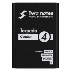 Two Notes Audio Engineering Torpedo Captor Reactive Loadbox DI And Attenuator, 4-Ohm