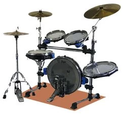 Traps Drums A400 5-Piece Portable Acoustic Drum Set With Hi-Hat Stand And Kick Pedal -Musical Instrument Store traps a 400nc 3