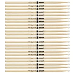 12 Pairs Of Pro-Mark TX2BN Hickory Drumsticks, 2B Nylon Tip