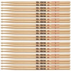 Vic Firth American Classic 5A Wood Tip Drumsticks Drum Sticks 12-Pairs Brick