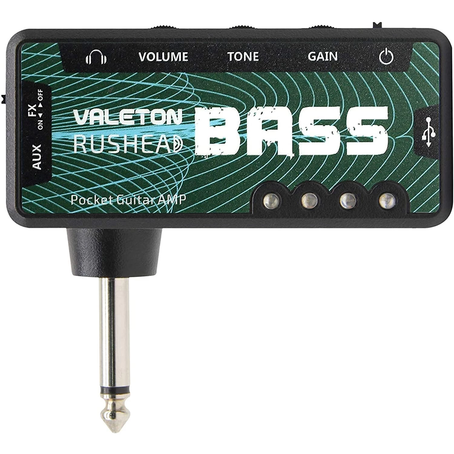 Valeton Rushead Bass Mini Bass Guitar Headphone Amplifier W/ Effects 3 Valeton Rushead Bass Mini Bass Guitar Headphone Amplifier W/ Effects