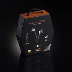 V-Moda Forza Metallo In-Ear Headphones - Gunmetal Black -Musical Instrument Store vmoda frzm gunblk 4