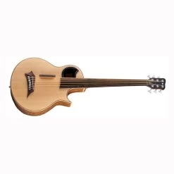 Warwick Alien 6-String Fretless Acoustic-Electric Bass, Natural Transparent Satin