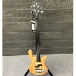 Warwick Rockbass Streamer NT 1 Active Fretless Electric Bass Guitar (Natural High Polish Finish) -Musical Instrument Store warw 1564721001caaldaww 3