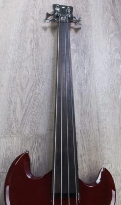 Warwick Jack Bruce Signature Fretless 4-String Bass - Burgundy Red Stain -Musical Instrument Store warw jb4 brgr 13