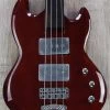 Warwick Jack Bruce Signature Fretless 4-String Bass - Burgundy Red Stain -Musical Instrument Store warw jb4 brgr 5