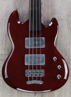 Warwick Jack Bruce Signature Fretless 4-String Bass - Burgundy Red Stain