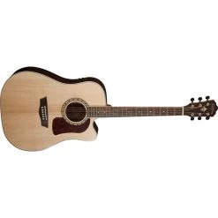 Washburn D20SCE Heritage Series Acoustic Electric Guitar, Solid Sitka Spruce Top