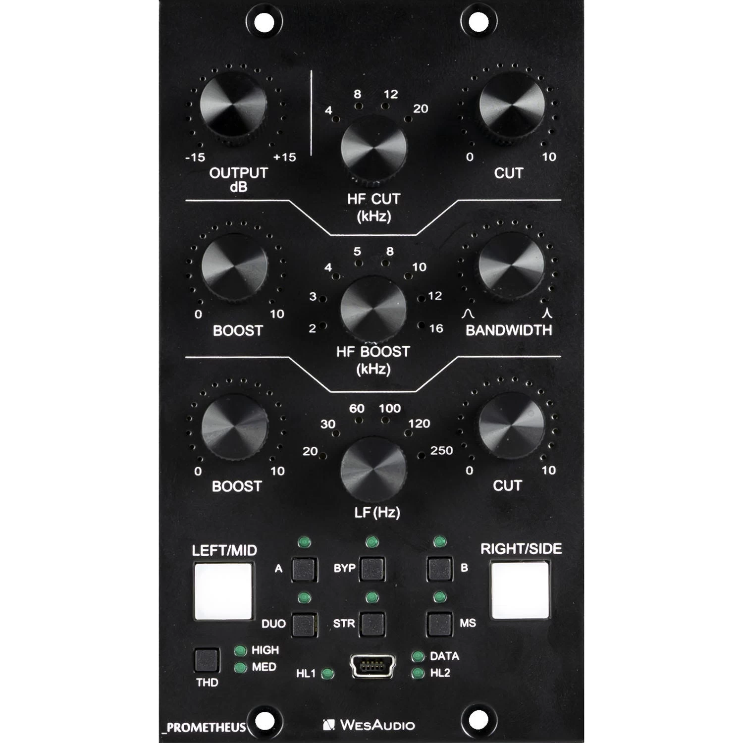 WesAudio Limited Edition Prometheus Eclipse 500 Series Analog Passive Dual-Channel Equalizer 3 WesAudio Limited Edition Prometheus Eclipse 500 Series Analog Passive Dual-Channel Equalizer