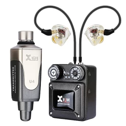 Xvive U4T9 Complete System - U4 In-Ear Monitor Wireless System And T9 In-Ear Monitors