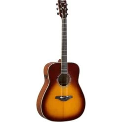 Yamaha FG-TA TransAcoustic Acoustic Electric Guitar, Solid Spruce Top, Brown Sunburst