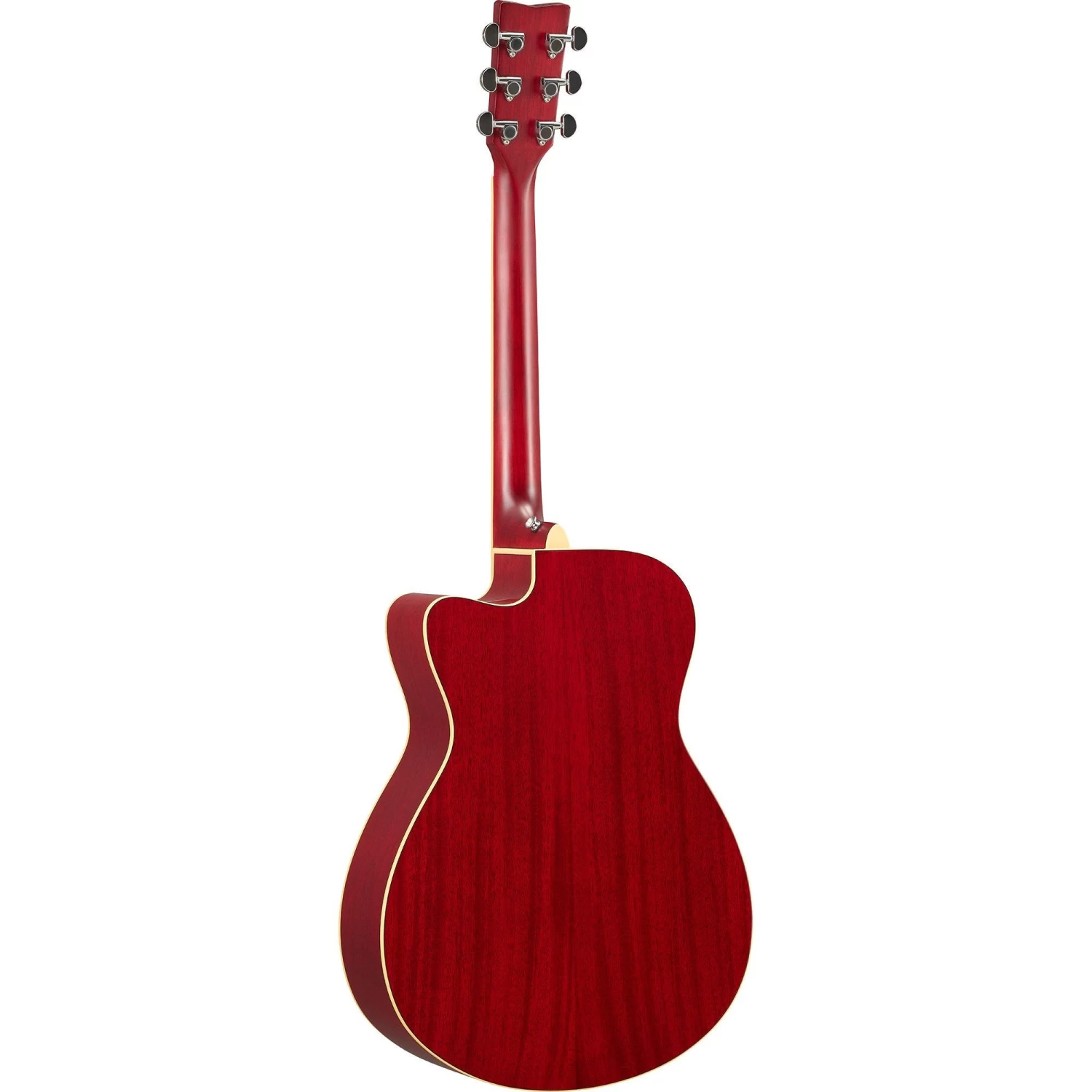 Yamaha FSC-TA TransAcoustic Acoustic Electric Guitar, Solid Spruce Top, Ruby Red 5 Yamaha FSC-TA TransAcoustic Acoustic Electric Guitar, Solid Spruce Top, Ruby Red - Image 3