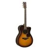 Yamaha FSX830C Small-Body Cutaway Acoustic Electric Guitar, Solid Spruce Top, Brown Sunburst