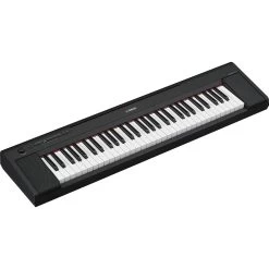 Yamaha NP15B 61-Key Entry-Level Piaggero Ultra-Portable Digital Piano, Black -Musical Instrument Store yam np15b 3