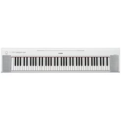 Yamaha NP35WH 76-Key Mid-Level Piaggero Ultra-Portable Digital Piano, White