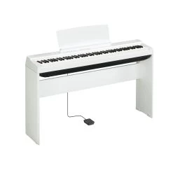 Yamaha P-125a 88-Key Weighted-Action Digital Piano Keyboard, White -Musical Instrument Store yam p125awh 4