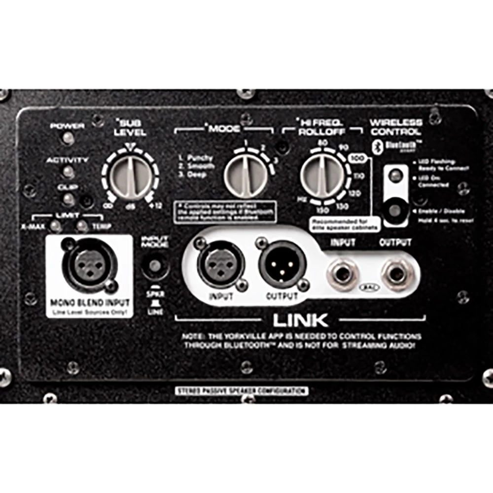 Yorkville Elite Series ES18P 18" 1600-Watt Horn-Loaded Powered Subwoofer 8 Yorkville Elite Series ES18P 18" 1600-Watt Horn-Loaded Powered Subwoofer - Image 6